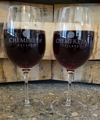 Chemeketa Cellars Wine Glass